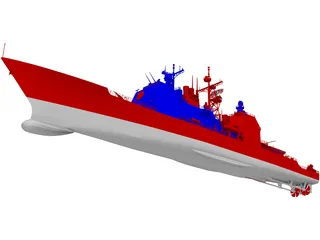CG-49 Vincennes 3D Model preview