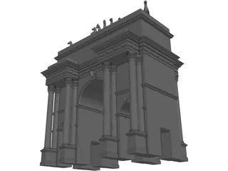 Arco de la Pieche 3D Model preview