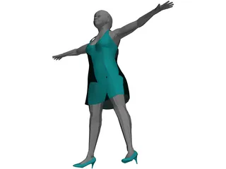 Woman 3D Model preview