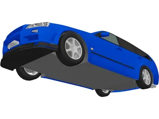 Nissan Steaga with Skyline Conversion 3D Model preview