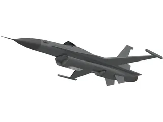 F-16 3D Model preview