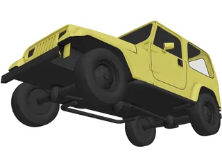 Jeep Wrangler 3D Model preview