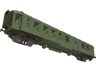 Goods Van 3D Model preview