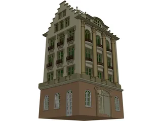 Hotel Great 3D Model preview