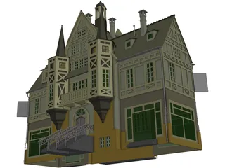 Hotel 3D Model preview