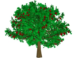 Apple Tree 3D Model preview
