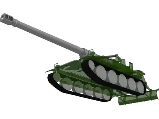 M110 A2 (203mm) 3D Model preview