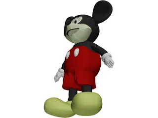 Mickey Mouse 3D Model preview