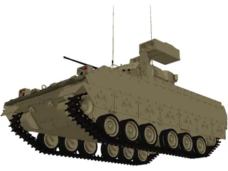 M2A2 Infantry Fighting Vehicle 3D Model preview
