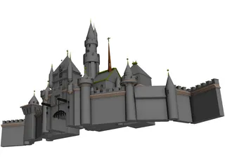 Disneyland 3D Model preview