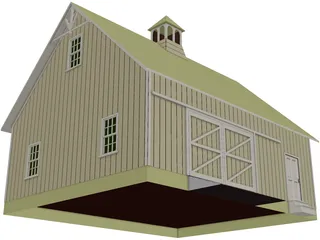 Machine Shed 3D Model preview