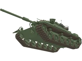 M60 A3 3D Model preview
