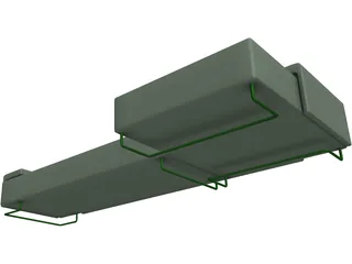 Lowland Sofa 3D Model preview
