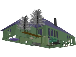 House 3D Model preview