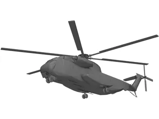 Sikorsky CH-53 Sea Stallion 3D Model preview
