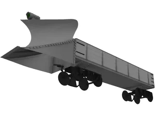 Snow Plow 500 Line 3D Model preview
