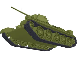 T-34 3D Model preview