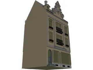 Town House 3D Model preview