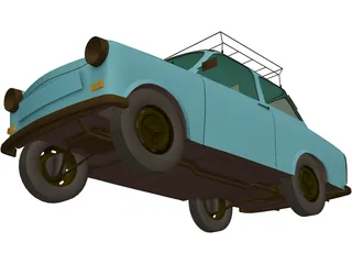 Trabant 601S 3D Model preview