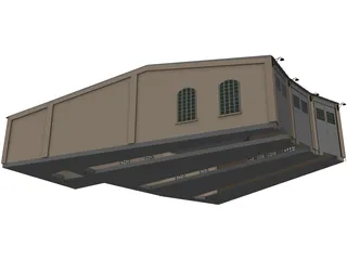 Train Repair 3D Model preview