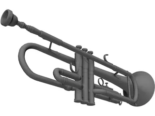 Trumpet 3D Model preview