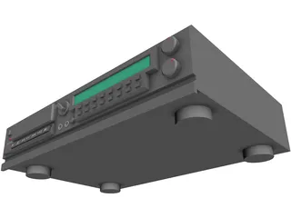 CD Player 3D Model preview