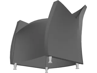 Augustino Armchair 3D Model preview