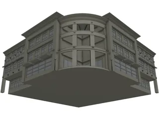 Shopping Center 3D Model preview
