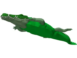 Crocodile 3D Model preview