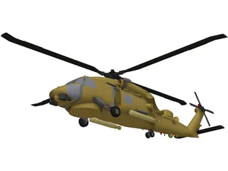 Sikorsky SH-60B Seahawk 3D Model preview