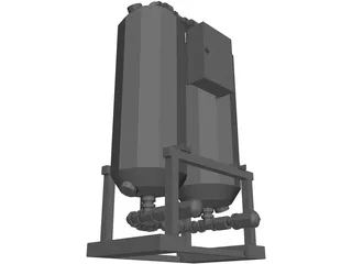 Industrial Air Dryer 3D Model preview