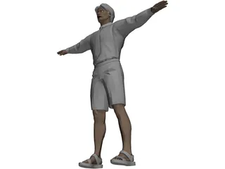 Man [+Outfits and Hairstyles] 3D Model preview