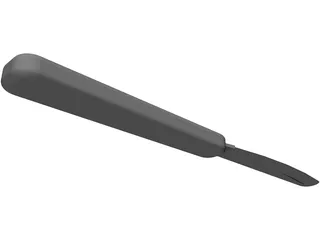 Knife 3D Model preview
