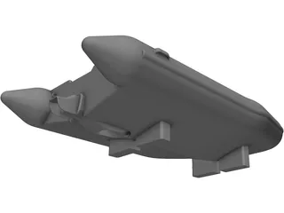 Tender Boat Inflatable [+Jet] 3D Model preview