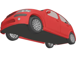 Citroen C3 3D Model preview