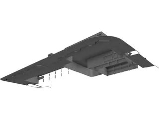 Executive Office Building 3D Model preview