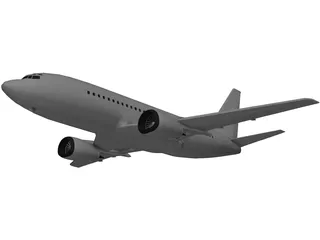 Boeing 737-500 3D Model preview