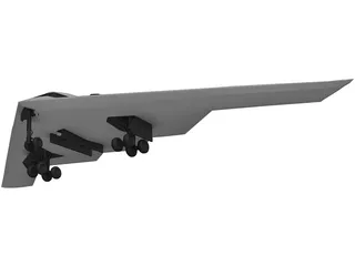B-2 3D Model preview