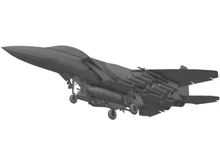 F-15E 3D Model preview