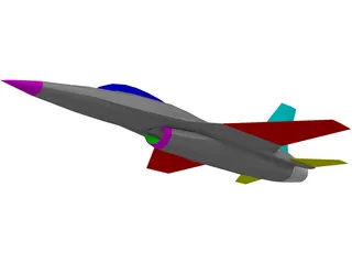 F-16 3D Model preview