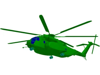Sikorsky MH-53E Pave Low 3D Model preview