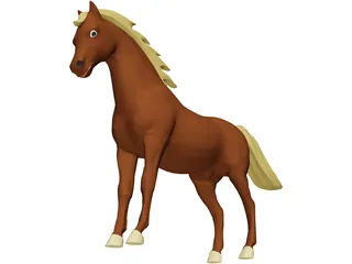 Horse 3D Model preview