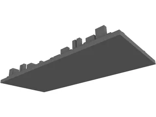 City Block 3D Model preview