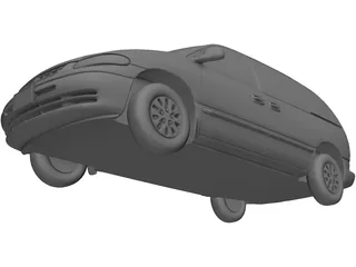 Plymouth Voyager (1997) 3D Model preview