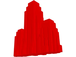 High Rise 3D Model preview