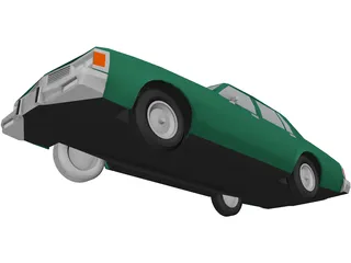 Oldsmobile Delta 88 (1985) 3D Model preview