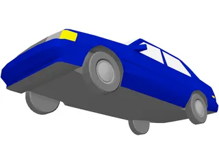 Toyota Corolla (1987) 3D Model preview