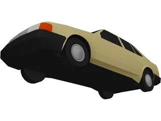 SAAB 9000 (1990) 3D Model preview