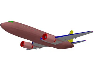 Boeing 737-300 3D Model preview