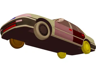 Honda Accord (1993) 3D Model preview